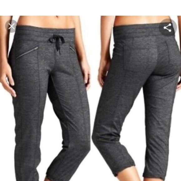 Athleta Gray & Black Quest Metro Slouch Pants Size Small - Picture 1 of 11